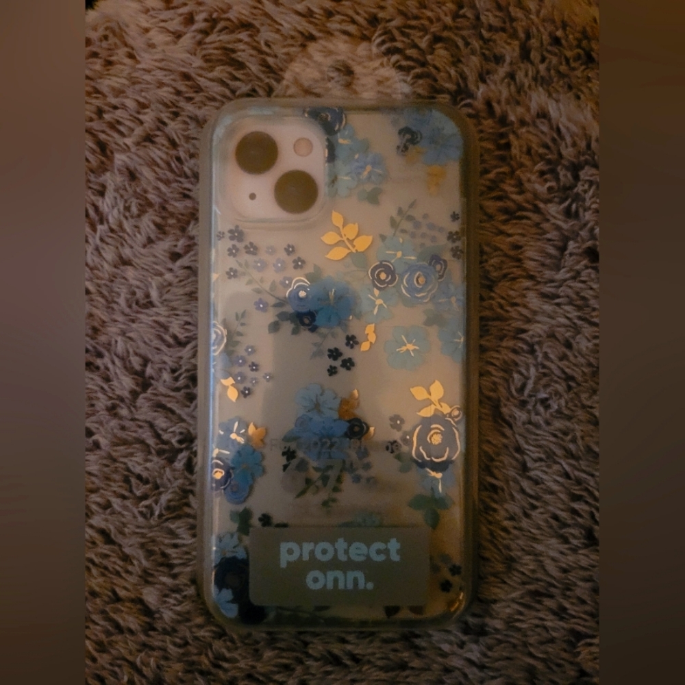 Iphone  case floral blue 6.7 Max